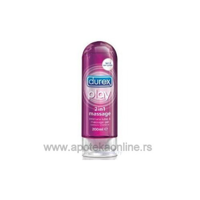 DUREX PLAY 2U1 MASSAGE GEL 200ML - Online Apoteka DUREX PLAY 2U1 MASSAGE GEL 200ML